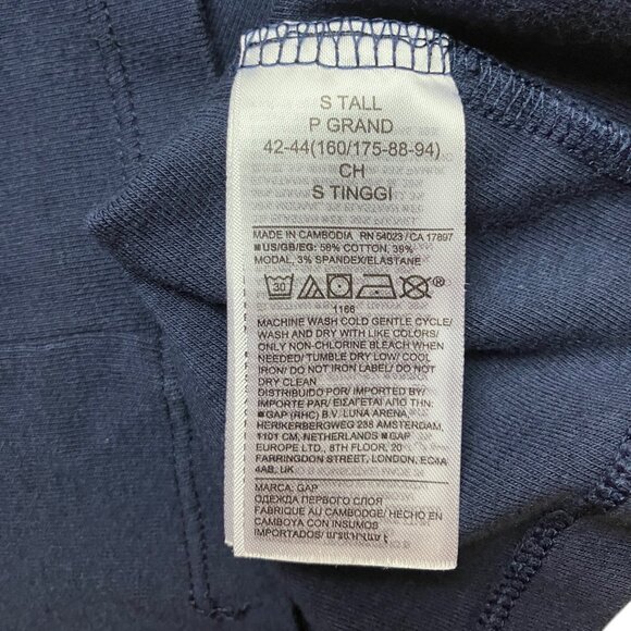 NWT Gap Modern Tank Top Navy Blue Womens size Small Tall - Picture 7 of 11